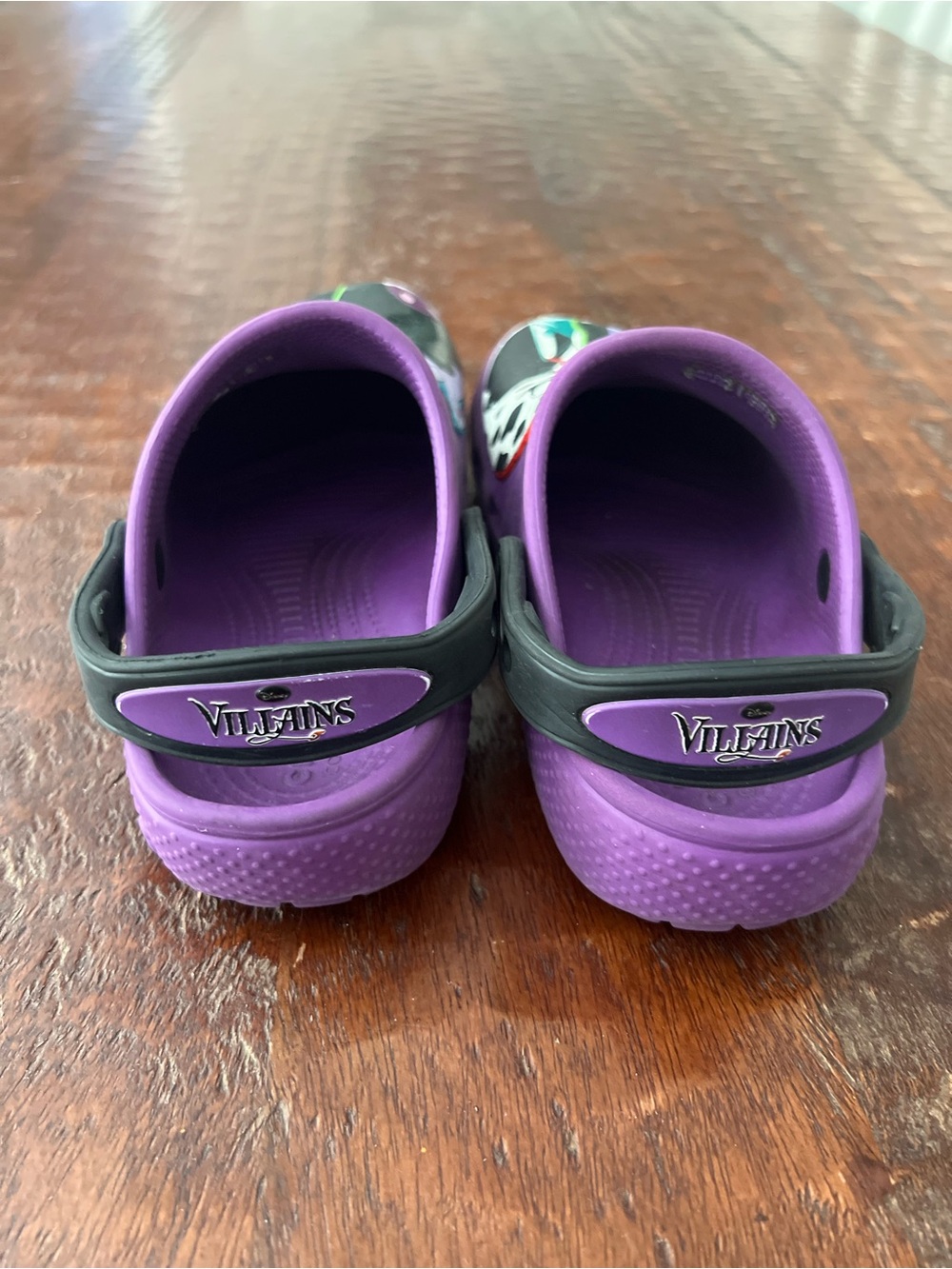CROCS Kids Purple Disney Villains CROCS Size 13 - Picture 2 of 8